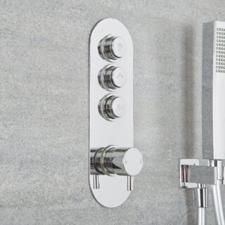 Concealed 3 Way Thermostatic Shower Valves