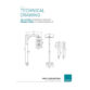 Vado Aquablade Square Shower Column - Chrome - Image 2