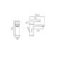 Vado Axces Ekko Mono Basin Mixer Tap With Pop-Up Waste - Chrome - Image 2