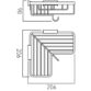 Vado Corner Basket With Hook - Image 2