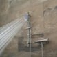 Vado Celsius Exposed 3/4" Thermostatic Shower Valve With Sliding Rail Kit - Chrome - Image 3