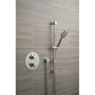 Vado Celsius 1 Outlet Thermostatic Shower Set - Chrome - Image 3