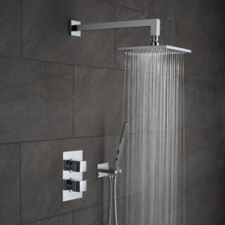 Vado Mix 2 Outlet Thermostatic Shower Set - Chrome - Image 4