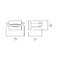 Vado Level Robe Hook - Chrome - Image 2