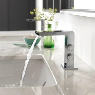 Vado Omika Mono Basin Mixer Tap - Chrome - Image 3