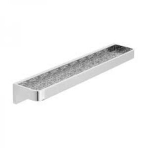 Vado Omika Shelf With Geometric Insert 500mm - Chrome