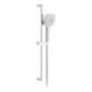Vado Ora Multi Function Square Slide Rail Shower Kit - Chrome