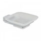 Vado Phase Frosted Glass Soap Dish & Holder - Chrome