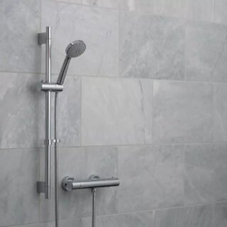 Vado Prima Thermostatic Exposed Shower Set - Chrome - Image 3