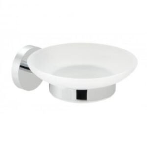 Vado Spa Frosted Glass Soap Dish & Holder - Chrome