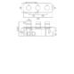 Vado Altitude Horizontal Thermostatic 3 Outlet Concealed Shower Valve Triple Handle With All-Flow Function - Chrome - Image 2