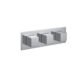 Vado Tablet Notion Trim Kit For Horizontal 3 Outlet, 3 Handle Concealed Thermostatic Shower Valve - Chrome