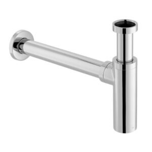 Vado Contemporary Round Bottle Trap - Chrome