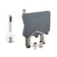 Vado Zoo Capsule Shower Kit With Round Handset - Chrome
