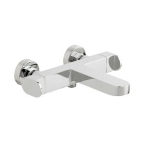 Vado Life Thermostatic Bath Shower Mixer Tap Wall Mounted - Chrome