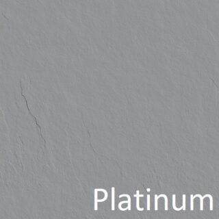 Acquabella Base Slate Square Shower Tray - Platinum - Size Options - Image 3