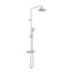 Vado Atmosphere Thermostatic Bar Mixer Shower With Shower Kit + Fixed Head - Chrome