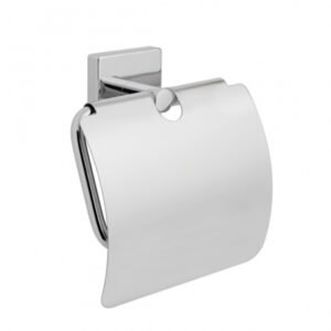 Vado Axces Bokx Covered Toilet Roll Holder - Chrome