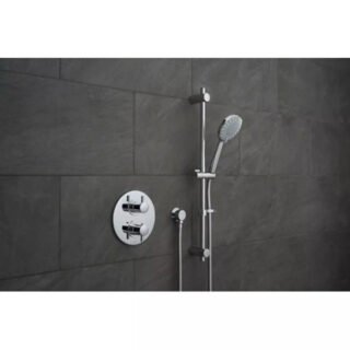 Vado Celsius 1 Outlet Thermostatic Shower Set - Chrome - Image 4