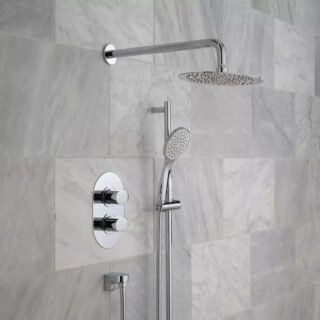 Vado Life 2 Outlet Thermostatic Shower Set - Chrome - Image 3