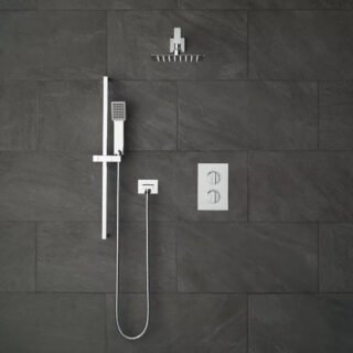 Vado Notion 2 Outlet Thermostatic Shower Set - Chrome - Image 3