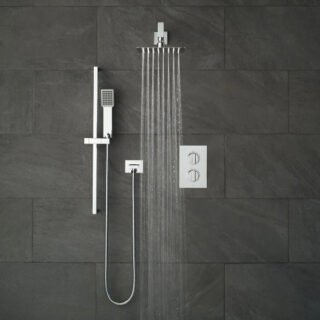 Vado Notion 2 Outlet Thermostatic Shower Set - Chrome - Image 4