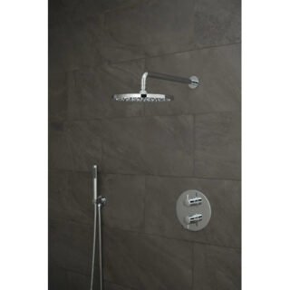 Vado Celsius 2 Outlet Round Concealed Thermostatic Shower Set - Chrome - Image 3