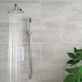 Vado Celsius 3 Outlet Thermostatic Shower Set - Chrome - Image 3