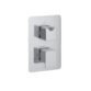 Vado Dx Phase Trim Kit For 3 Outlet Trim For Thermostatic Shower Valve - Chrome