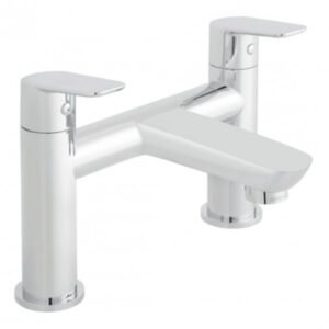 Vado Photon 2-Hole Bath Filler Tap Deck Mounted Excluding Waste - Chrome