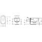 Tissino Angelo Wall Hung Toilet - White - Image 2