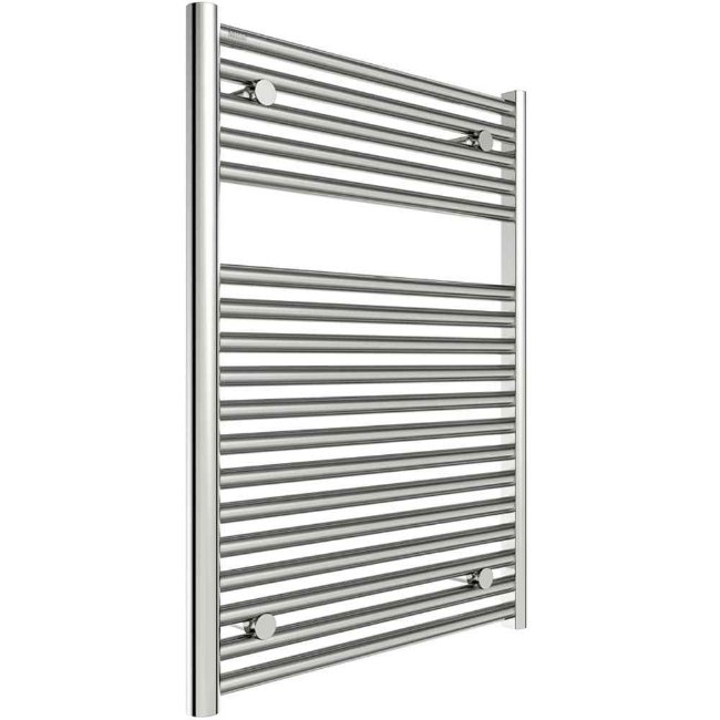 Tissino Hugo2 Vertical Straight Heated Towel Rail – Chrome - 812mm X 600mm