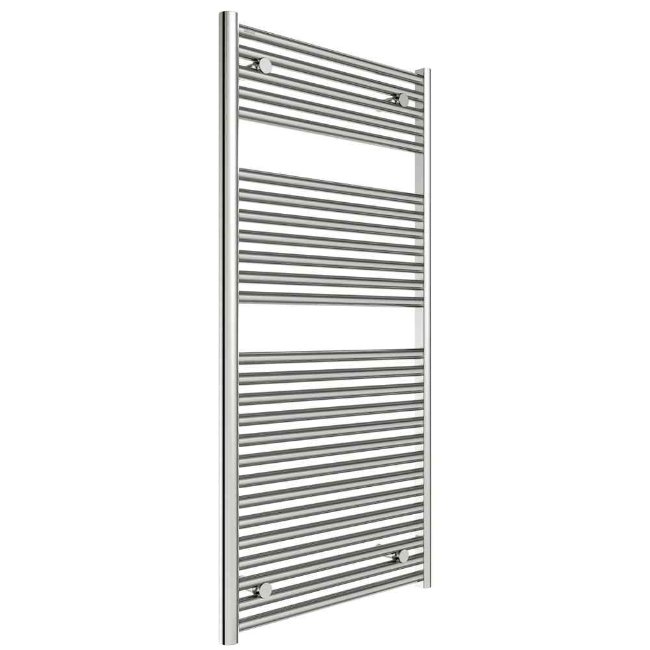 Tissino Hugo2 Vertical Straight Heated Towel Rail – Chrome - 1212mm X 600mm
