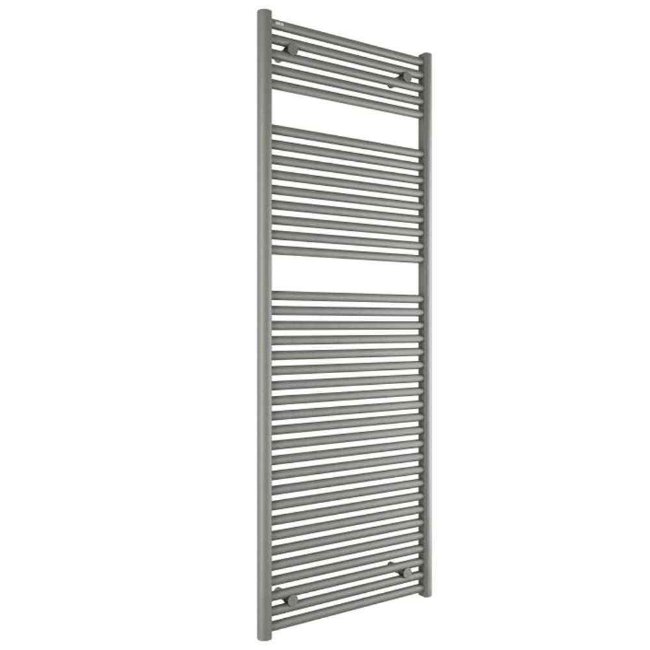 Tissino Hugo2 Vertical Straight Heated Towel Rail – Lusso Grey - 1652mm X 600mm