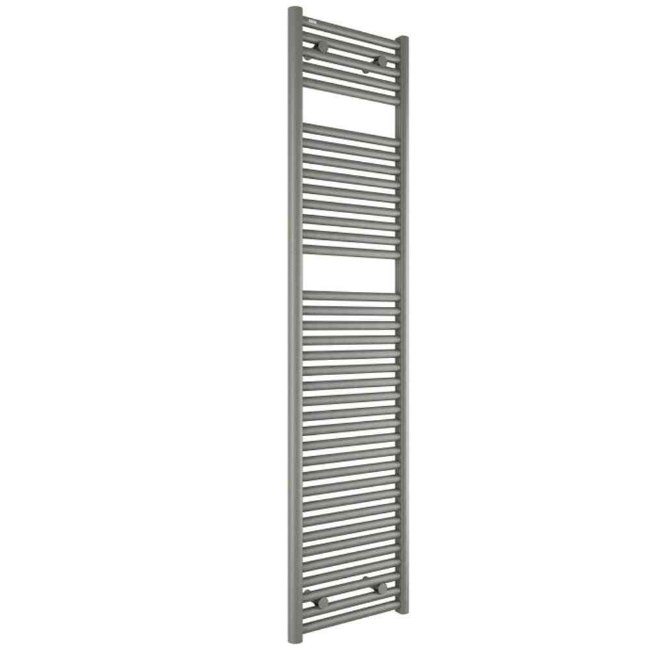 Tissino Hugo2 Vertical Straight Heated Towel Rail – Lusso Grey - 1652mm X 400mm