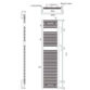 Tissino Hugo2 Vertical Straight Heated Towel Rail - Mont Blanc - Image 10