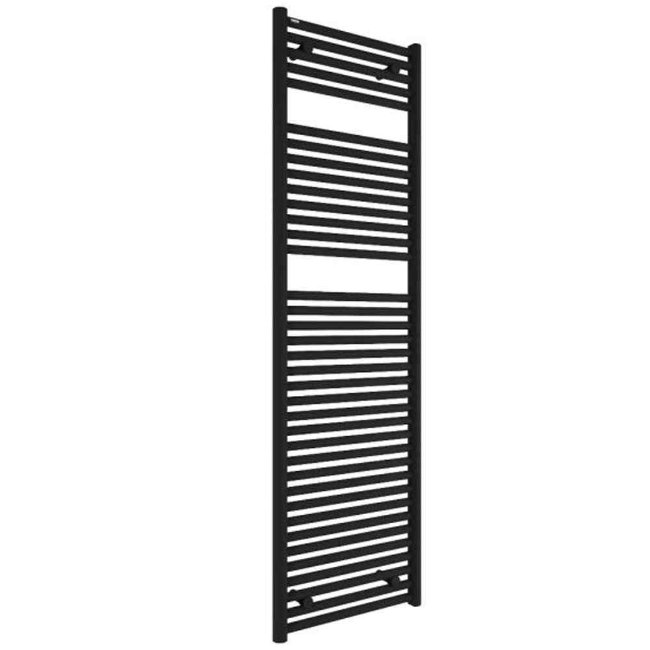 Tissino Hugo2 Thermostatic Element Electric Towel Rail – Matt Black - 1652mm X 500mm