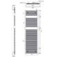 Tissino Hugo2 Standard Element Electric Towel Rail - Mont Blanc - Image 7