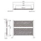 Tissino Hugo2 Standard Element Electric Towel Rail - Mont Blanc - Image 11