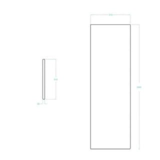 Tissino Lorenzo Bath Front Panel - 510mm X 1600mm - White - Image 2