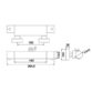 Tissino Mario Round Thermostatic Bar Shower Valve - Chrome - Image 2
