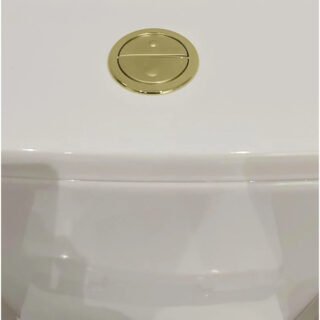 Tissino Nerola Rimless Closed Coupled Toilet With Cistern And Wrapover Seat, Hinges - White - Image 7