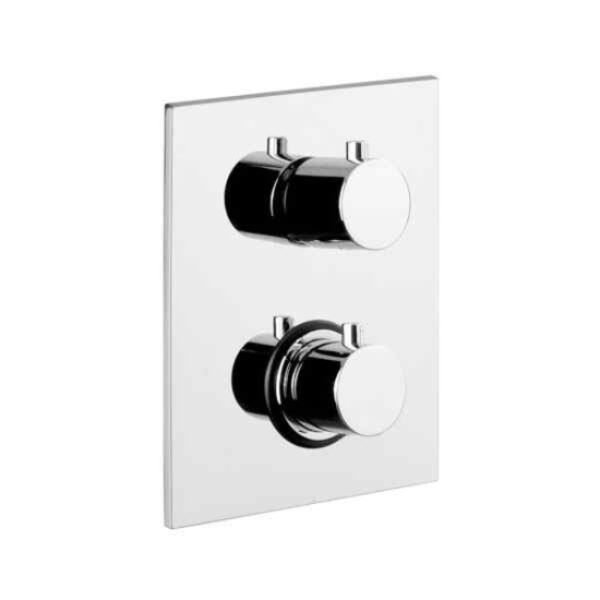 Tissino Parina 3 Outlets Thermostatic Concealed Shower Valve With Diverter- Chrome