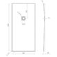 Tissino Giorgio2 Rectangular Shower Tray - Grey Slate - Size Option - Image 22