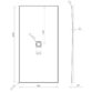 Tissino Giorgio2 Rectangular Shower Tray - Grey Slate - Size Option - Image 25