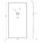 Tissino Giorgio2 Rectangular Shower Tray - Grey Slate - Size Option - Image 34
