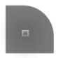 Tissino Giorgio2 Quadrant Shower Tray - Grey Slate - Size Option