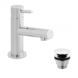 Vado Zoo Mini Mono Basin Mixer Tap With Universal Waste - Chrome
