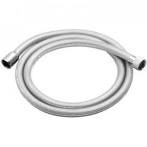 Vado Zoo Smooth Flex Anti-Twist Silver Shower Hose - Chrome