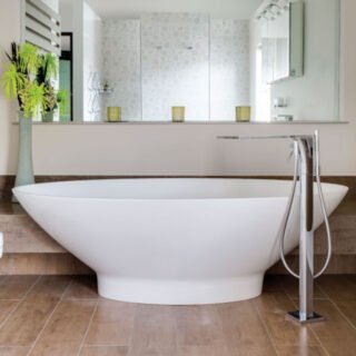 Bc Designs Tasse Freestanding Double Ended Bath - 1770mm x 880mm - Image 2